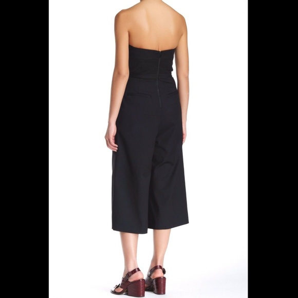 NEW $695 Tibi [SZ 0 ] Sweetheart Agathe Corset Jumpsuit in Black‎ #M398 - Picture 4 of 12